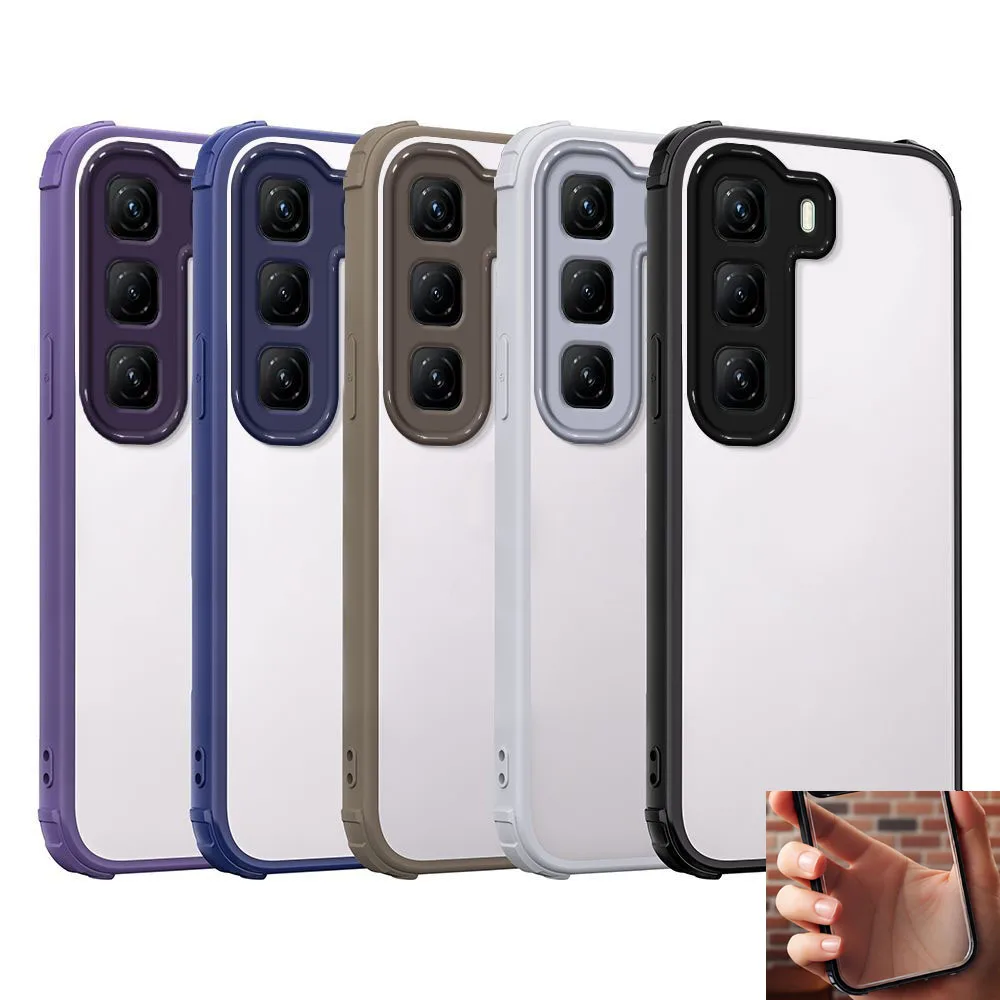 Para Infinix Hot 50 Pro + Plus funda Infinix Hot 50 4G funda de teléfono Hot 50 5G protección anticaída cubierta trasera acrílica dura a prueba de golpes