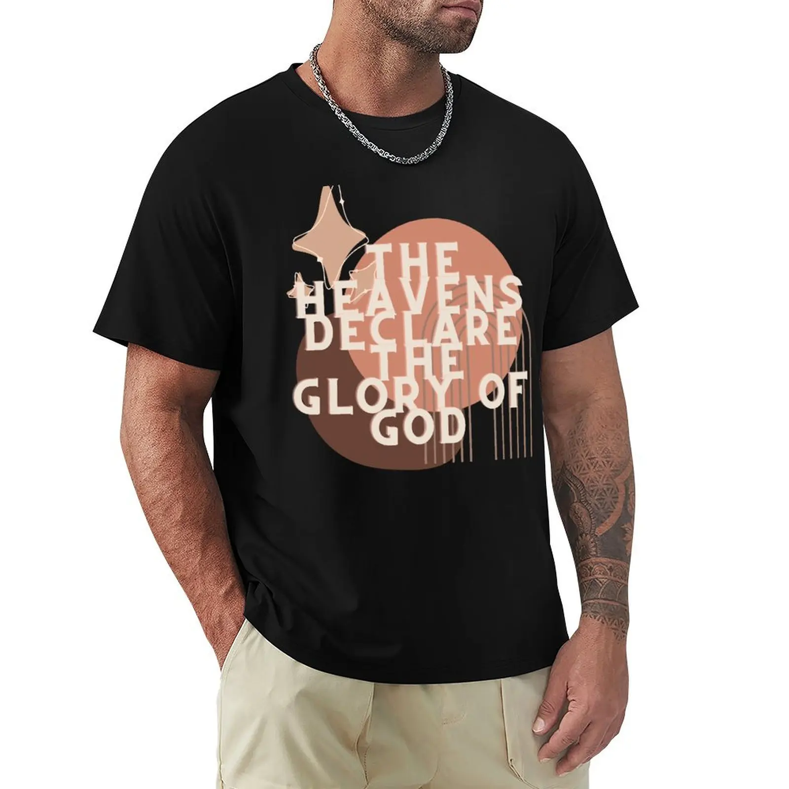 The Heavens Declare T-Shirt Summer Sports Quick Dry T-Shirt