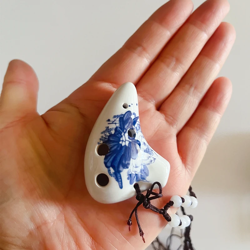 6 Holes Ocarina Soprano C Key Ocarina Flute Handmade Professional Ceramic Flauta Classical Musical Instrument  6 Hole Ocarina