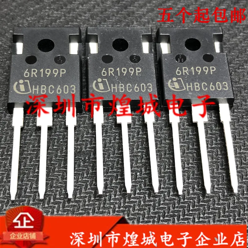 10PCS/Lot 6R199P IPW60R199CP  TO-247 650V 16A  Really Stock Original Best Quality Guarantee Fast Shipping