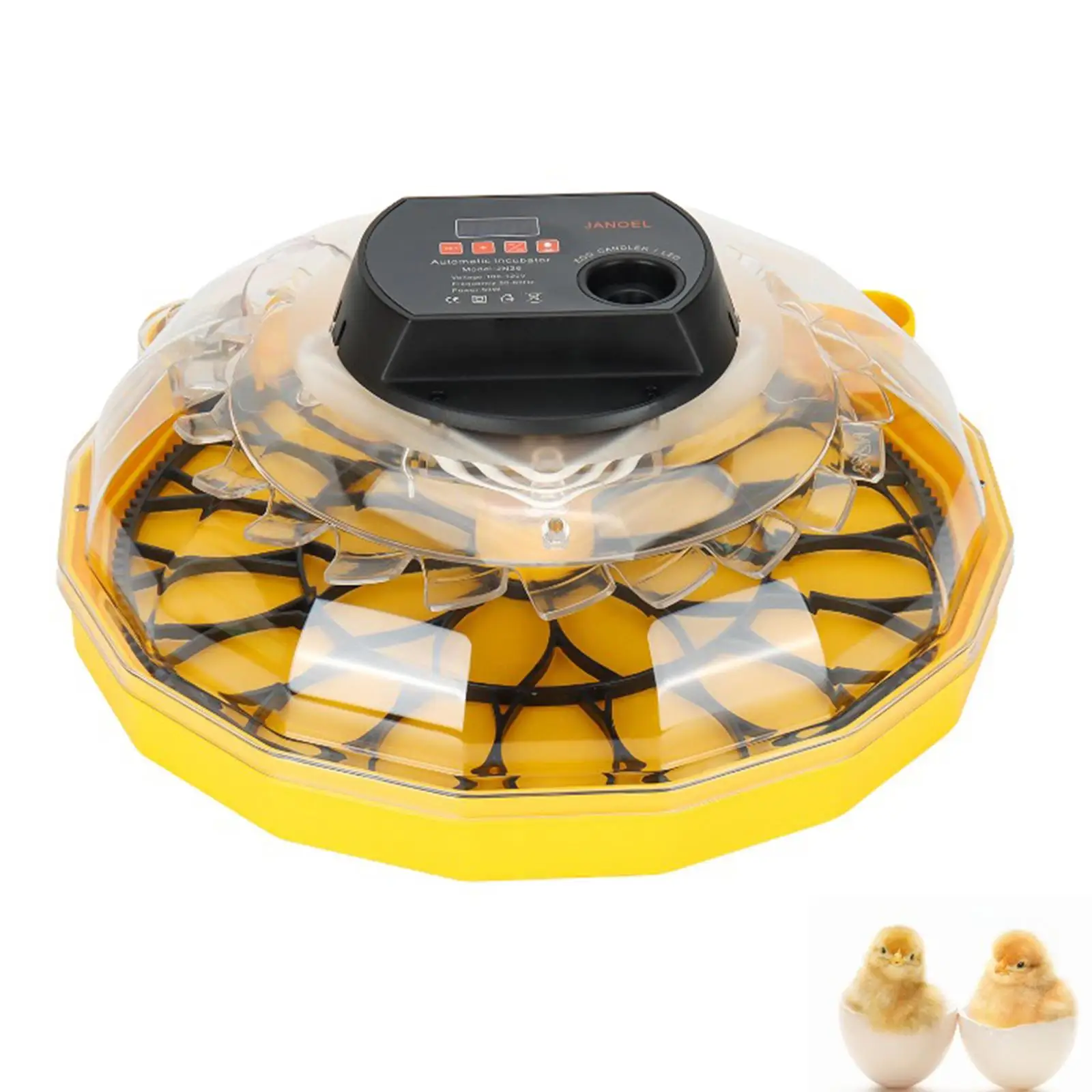 Egg Incubator Household Lightweight Hatching Tool Hatching Chicken Poultry Hatcher Machine for Pigeon Birds Goose Turkey Duck