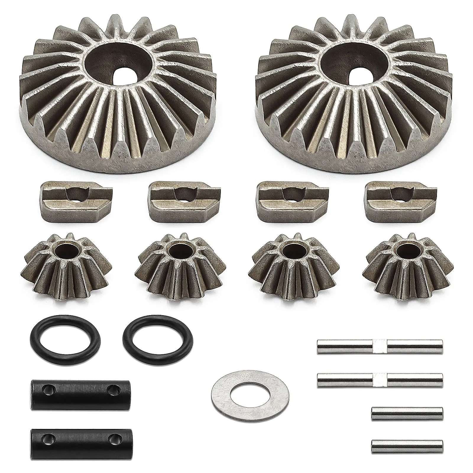 مجموعة تروس بديلة تفاضلية أمامية/خلفية ومركزية من سبائك الصلب- ( # 8982/ # 9898) لـ TRAXXAS 1/8 6S MAXX SLASH-102076-4 #3