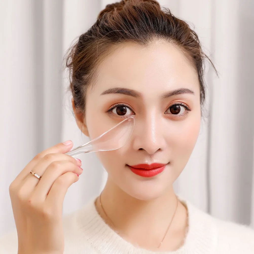 

2Pcs Crystal Acupoint Scraping Stick Face Massager Smoother Thinner Jade Board Reduces Wrinkles Dark Circles Massage Accessories