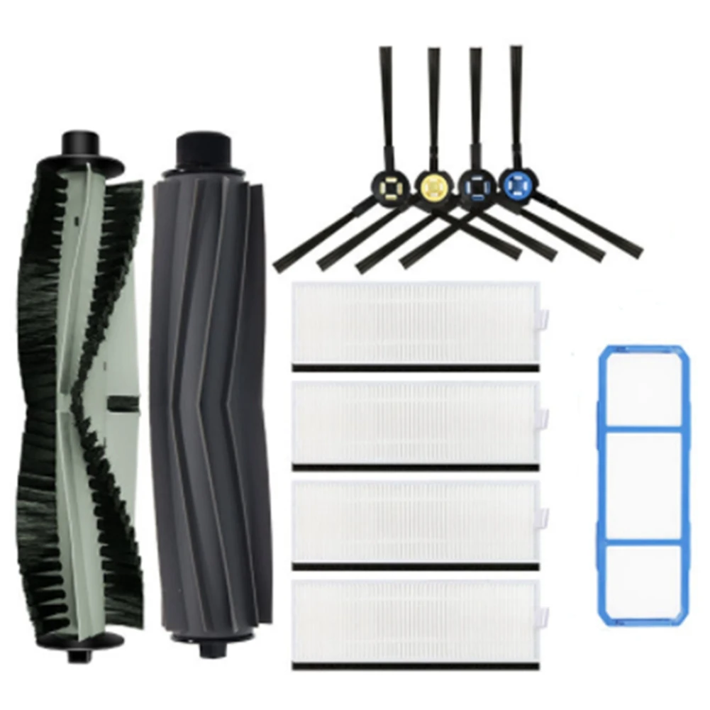 Hpaフィルター交換部品、ilife a7、a9s、v8、v8s、v80、x750、x785、x800、シルバークレストssr1用のラバーメインサイドブラシ