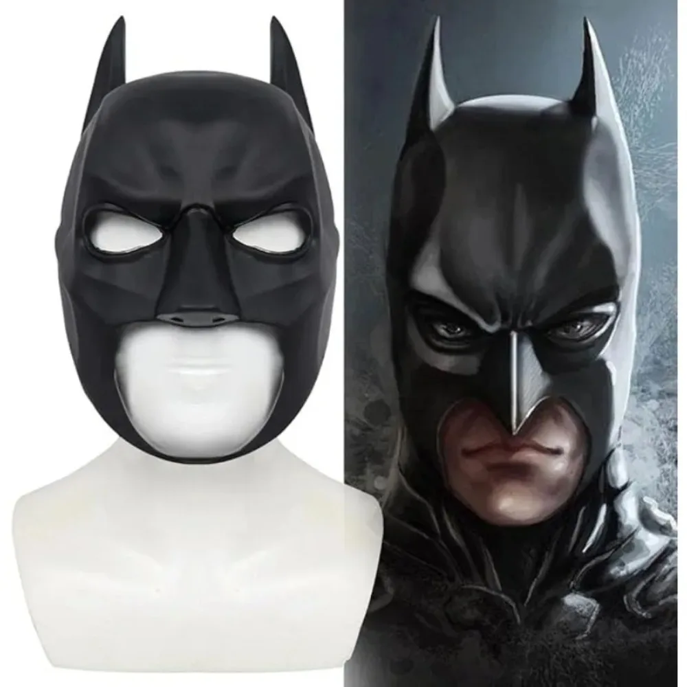 Latex Material Bat Mask Black Cool Headgear Cosplay Dark Knight Masks Halloween Night Dance Party Adult Masquerade Anime Props