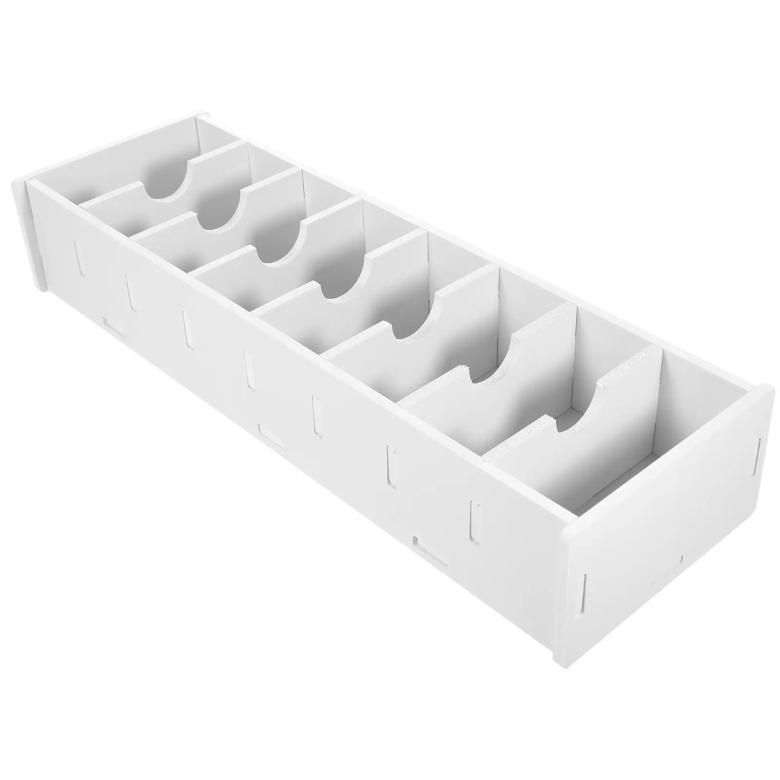 Business Card Holder Storage Box Office Organizer White Design Desk Accessory ID Display Case Note Organizer