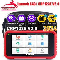 2024 LAUNCH X431 CRP123E V2.0 Car OBD2 Scanner Engine ABS SRS SAS TPMS EPB Diagnostic Tool lifetime free update