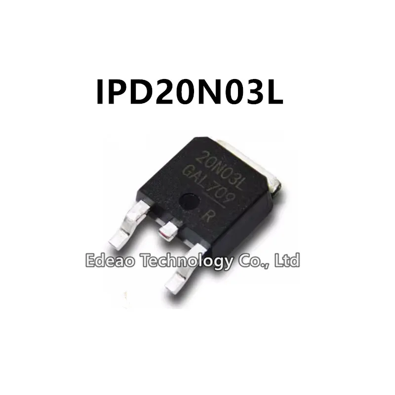 10~100Pcs/lot NEW IPD20N03L TO-252 IPD20N03 SMD TO252 Marking:20N03L