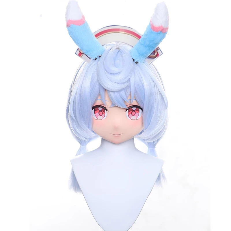 ปรับแต่งตัวอักษร Crossdressing หญิง/สาวเรซิ่นเต็มหัวล็อค Kig หน้ากากอะนิเมะคอสเพลย์ญี่ปุ่น Animego Kigurumi หน้ากาก