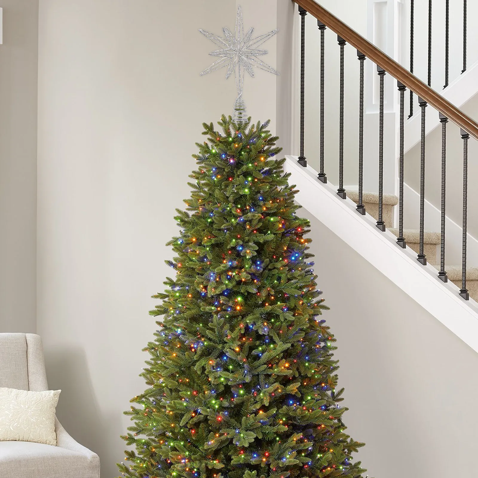 Christmas Tree Star Topper Met - Star Tree Topper ulasan dan harga