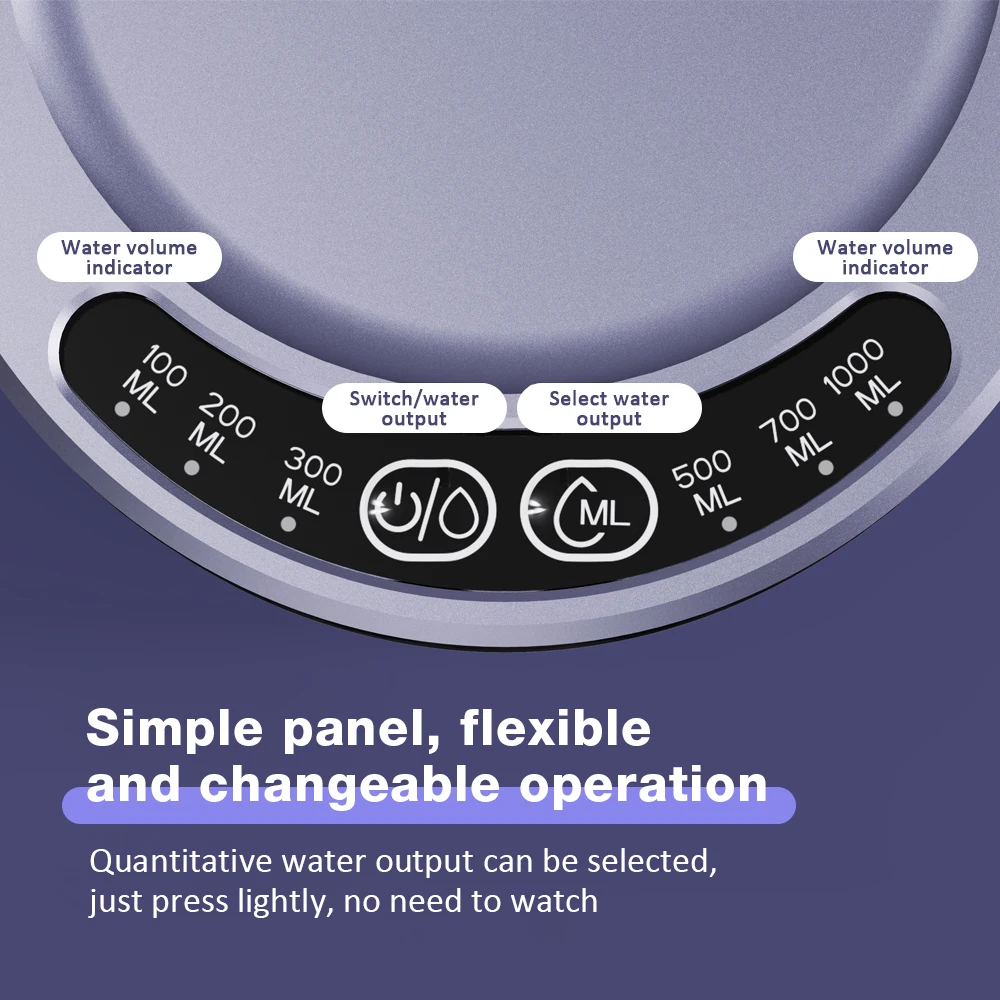 Automatische Waterpomp Met Lade Usb Opladen Water Dispenser Draagbare Waterfles Pomp Voor Gallon Faciliteert Keuken Accessoires