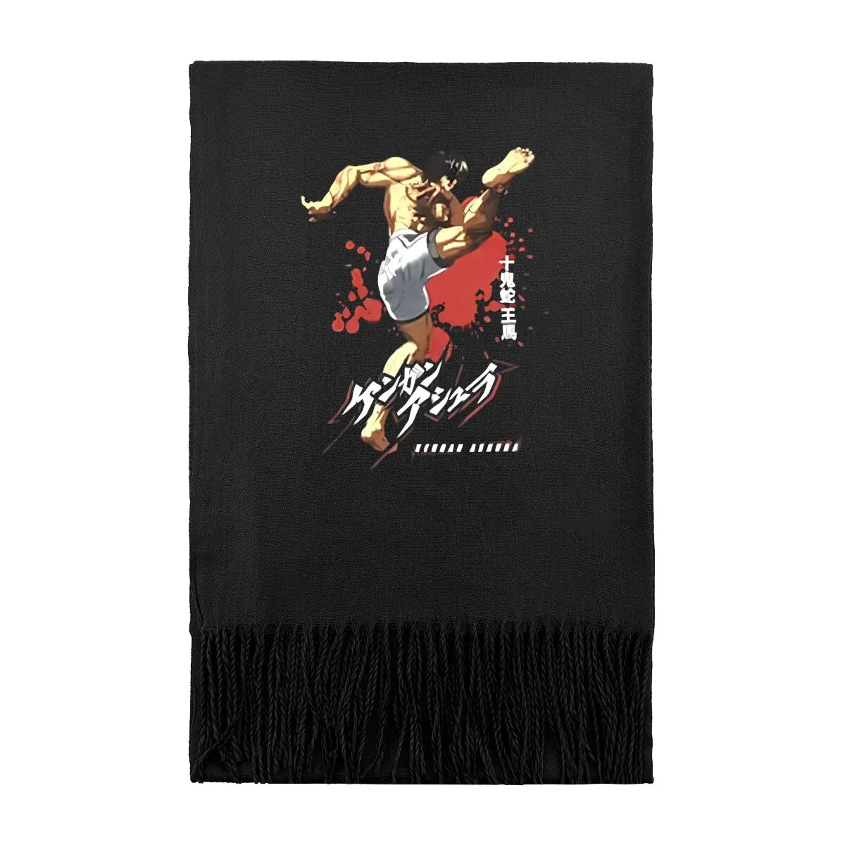 

Роскошный зимний шарф для боевых искусств 2025, шарфы, женская шаль с принтом