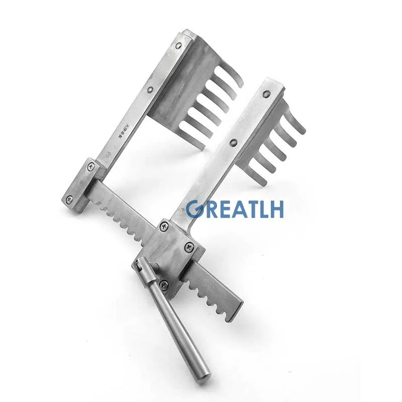 

1pcs Orthopedic Bone Retractors RIB 6 Prongs Orthopedic Veterinary Surgical Instrument Stainless Steel pet