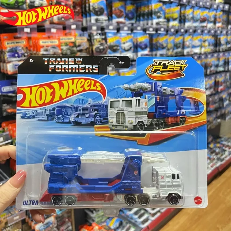 

Hot Wheels Cars Transformers Transformerstrack Fleet Optimus Prime Ultra Magnus Volvo 240 Drift 1/64 Diecast Car Model Gift