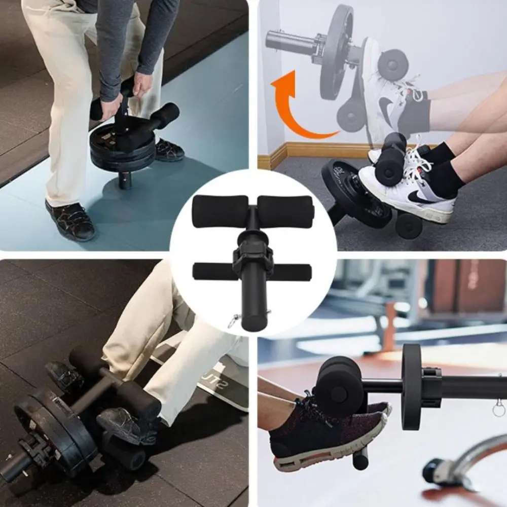 

Detachable Tib Bar Barbell Plate Buckle Foam Tibialis Bar Leg Machine Sturdy Shin Assist Biceps Femoris Exercise Machine