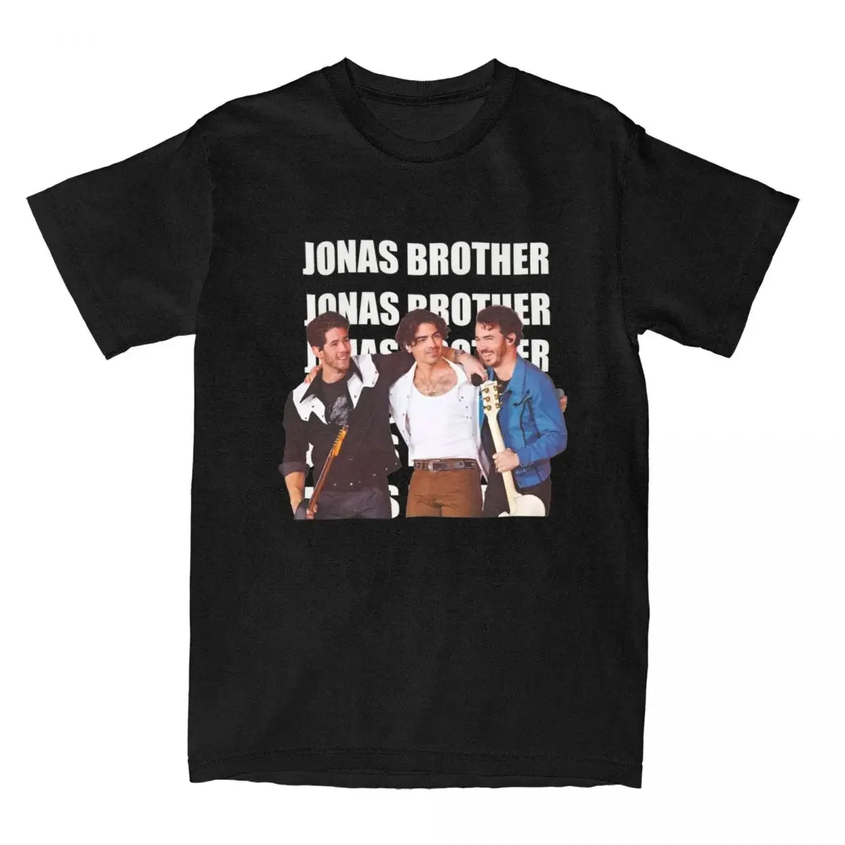 Crazy Band Jona Brothers T-Shirts Men Women's Pure Cotton Tee Shirt Printed Clothes