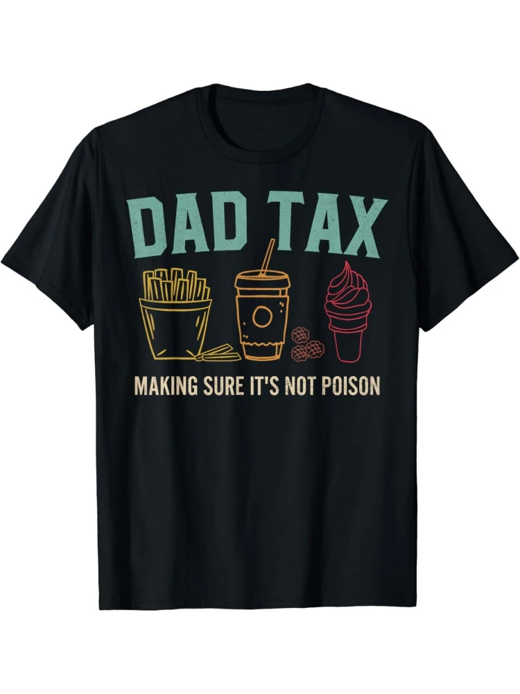 

Dad printed T-shirts, fashionable cotton T-shirts with round neck and short sleeves, and comfortable men's T-shirts in summer.