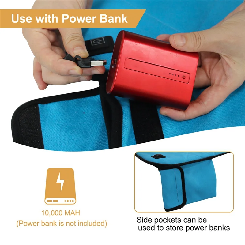 

Adjustable Temperature Portable Heated Seats Pad Bleacher For Outdoor Camping,Ski 1