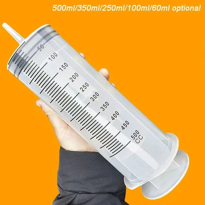 Large Capacity Enema Syringe Large Syringe  Reusable Pump Measuring with scale Pet Animals Feeding  Big Syringe