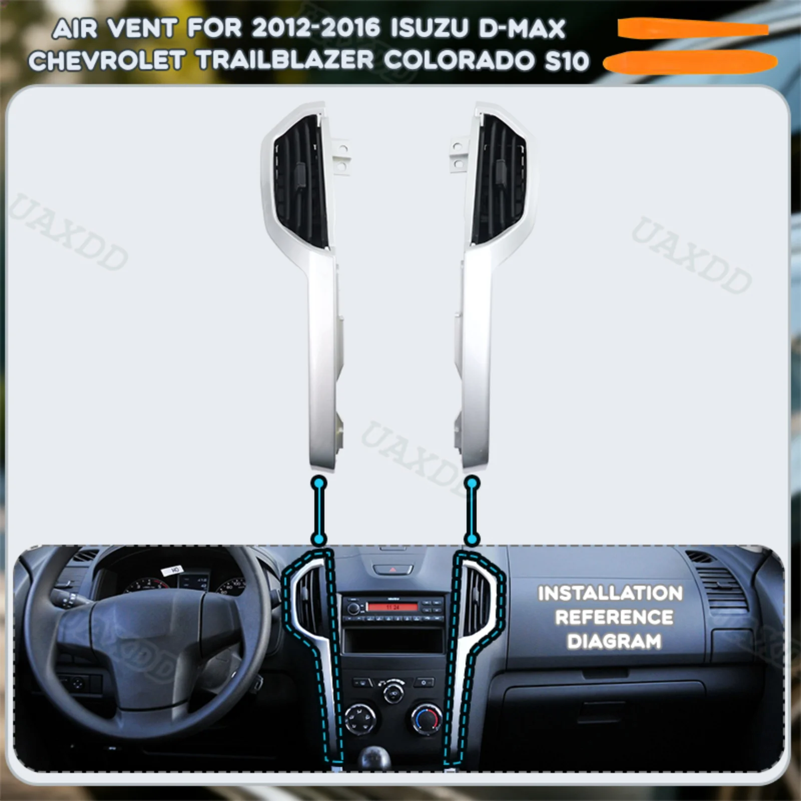 Automotive Ventilation AC Air Conditioning Assembly Grille Car For 2012-2016 Isuzu D-MAX Chevrolet Trailblazer Colorado S10 Vent