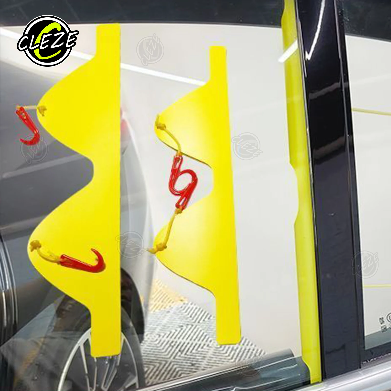CLEZE Window Tint Door Panel Dust Cover Car Door Protection Guard for Window Film Tinting Installation Automotive Tools