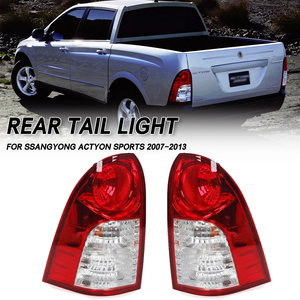 

Левый/правый задний фонарь автомобиля, задний бампер, стоп-сигнал, сигнал поворота, предупреждение для Ssangyong Actyon Sports 2007-2013