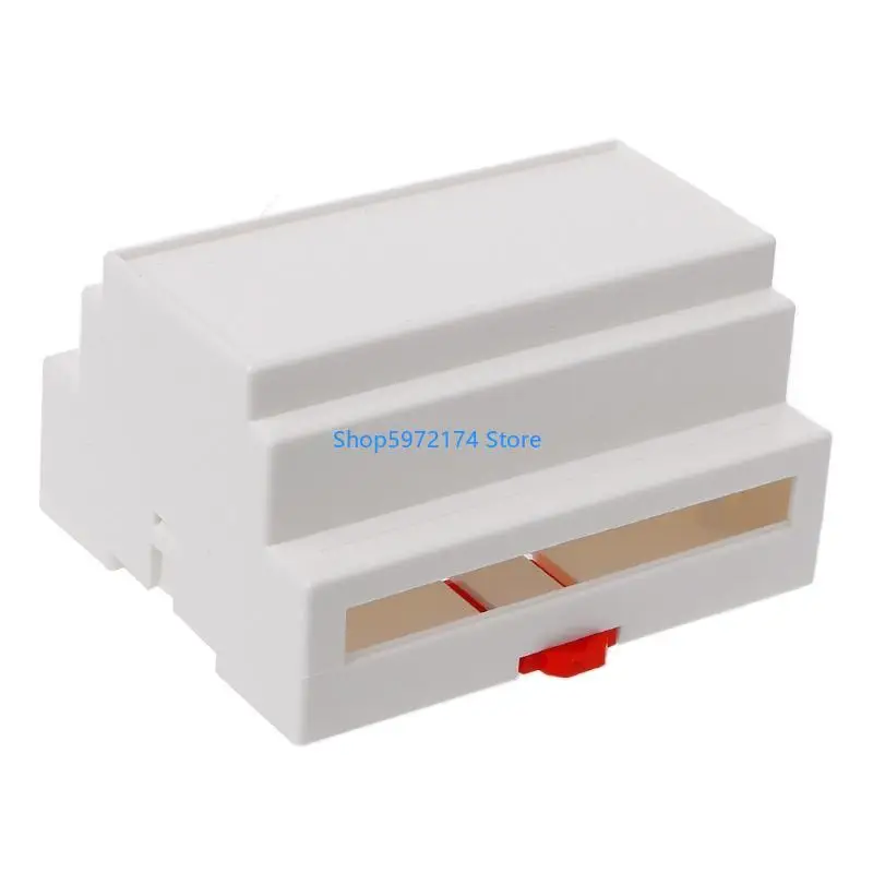 Y3NB 107 59mm Black/White Plastic Din Junction Box Electronic Equipment