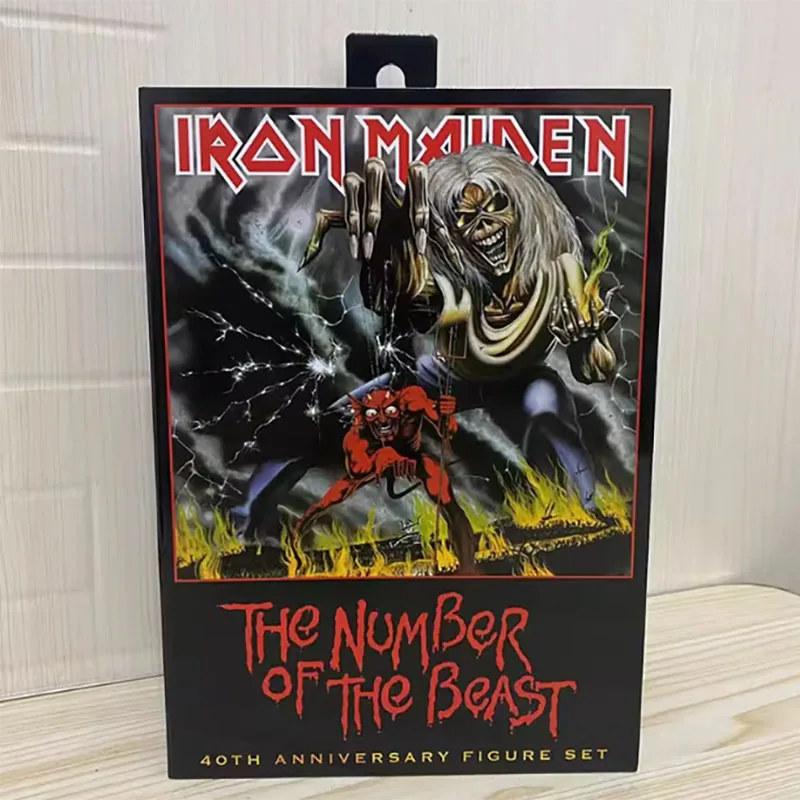 NECA 33690 Figura de doncella de hierro Ultimate El número de la bestia Figuras de acción Ultimate número de la bestia Modelo original de 7 pulgadas