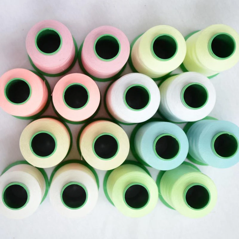 1000 Yards Luminous Embroidery Thread Glow In The Dark Cross DIY Handmade Stitch Sewing Line Accessories