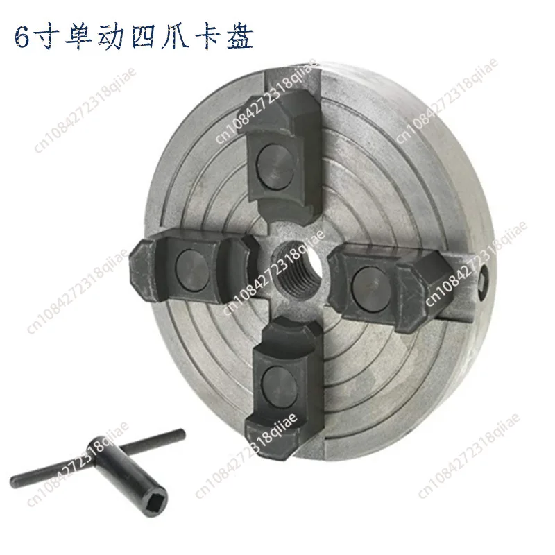 6inch-single-action-four-jaw-chuck-self-centering-chuck-woodworking-lathe-6inch-4inch-four-jaw-linked