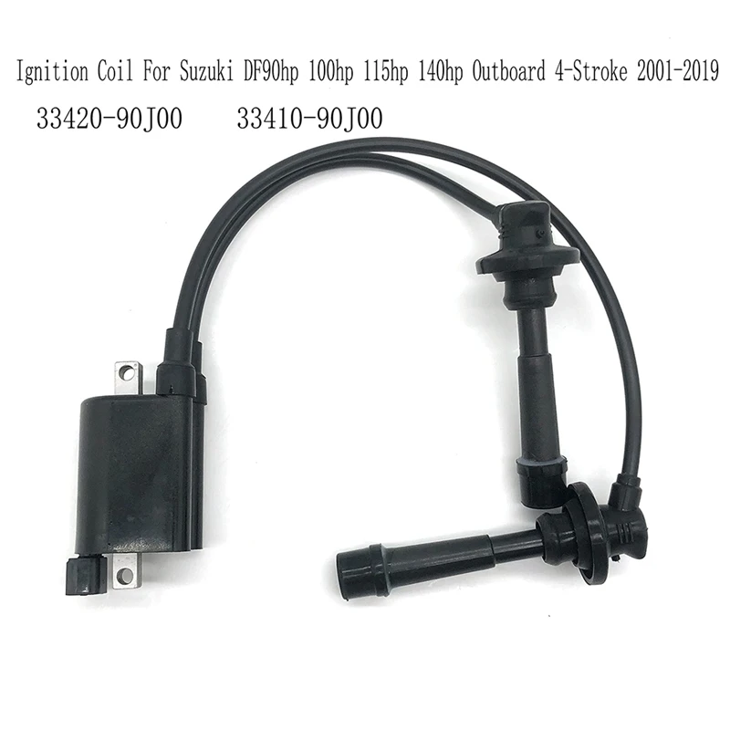 Ignition Coil 33420-90J00 For DF90hp 100hp 115hp 140hp Outboard 2001-2019