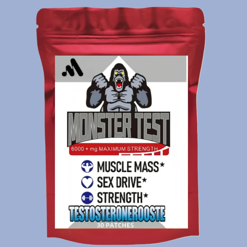 30 Patches Testosterone Booster for Men with Maca, Shilajit Transdermal Patches Energy Stamina Strength