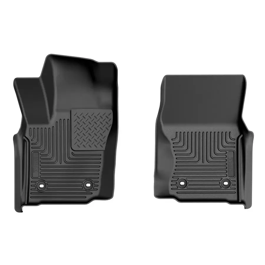 

Weatherbeater Floor Mats Fits 20242026 Toyota Tacoma, Double amp Access CAB ONLY w Auto Trans Front Row, 2pc Black 13921