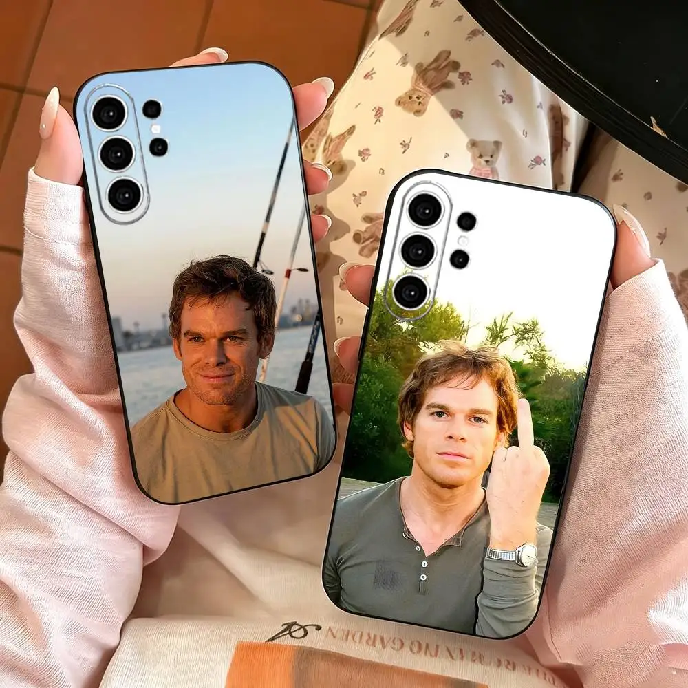 D-Dexter Morgan Michael C. Hall  Phone Case For Samsung S25,S24,S21,S22,S23,S30,Ultra,S20,Plus,Fe,Note,10,9,5G Black Cover