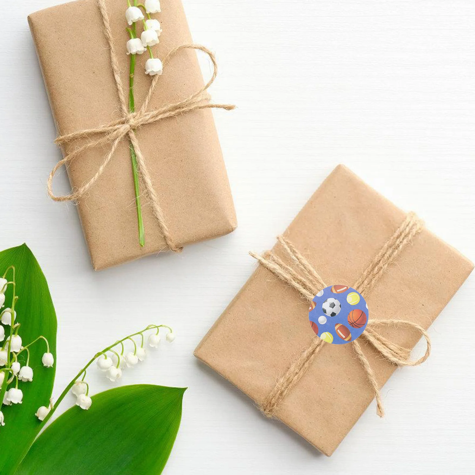 

20 Sheets Candy Bag Sticker Decor Sports Themed Adhesive Labels for Birthday Party Rewards Scrapbooking Classroom Use