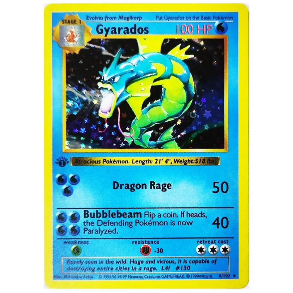 Pokemon Collection Cards 1996 1st Edition Flash Cards Charizard Blastoise  DIY Game PTCG Game Anime Self Made Cards Gift Toys - AliExpress