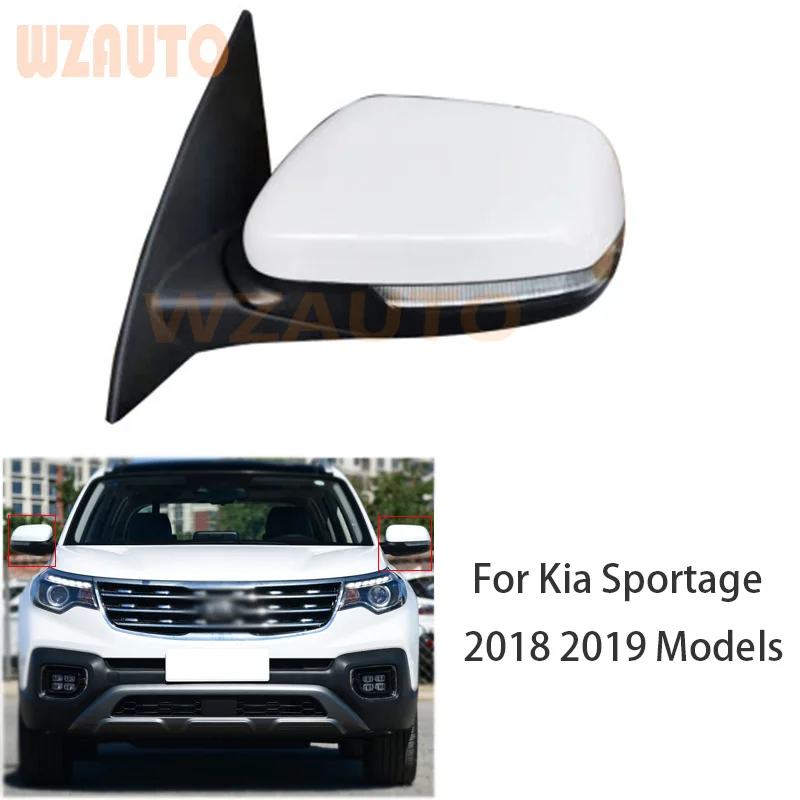 

Auto Door Wing Side Rearview Mirror Assembly For Kia SPORTAGE 2018 2019 2020 2021 5PINS 8PINS