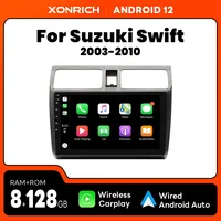 Wireless Carplay 8GB 128GB Android 12 Car Multimedia Player For Suzuki Swift 2003-2006 2007 2008-2010 Radio GPS IPS DSP 4G Wifi