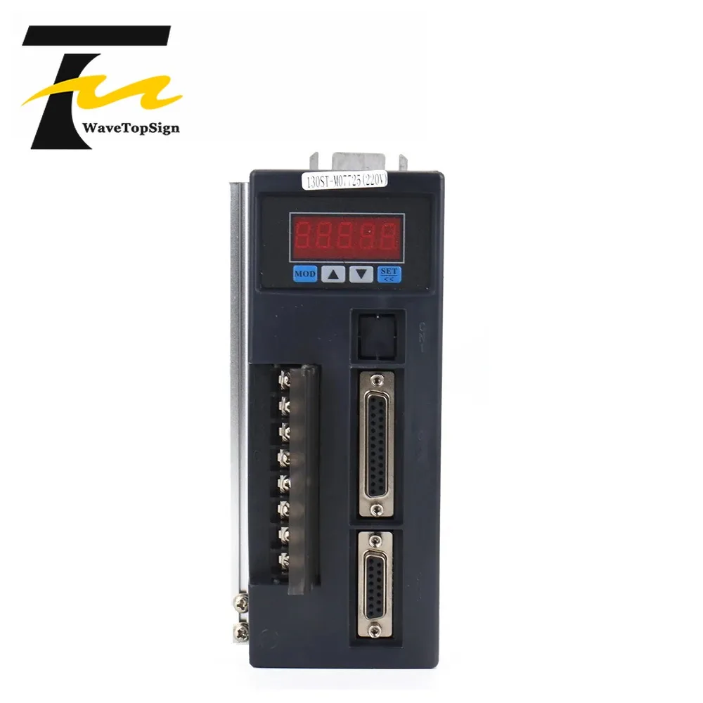 wavetopsign AC Servo Motor Driver 130st-m07725 Aasd 30a 2kw 220v 7.7nm 2500rpm Dia.22mm
