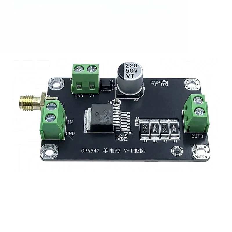 OPA547 High Power Current Source Module, Voltage Controlled AC/DC Source, VI Converter, LED Driver Adjustable & Stable