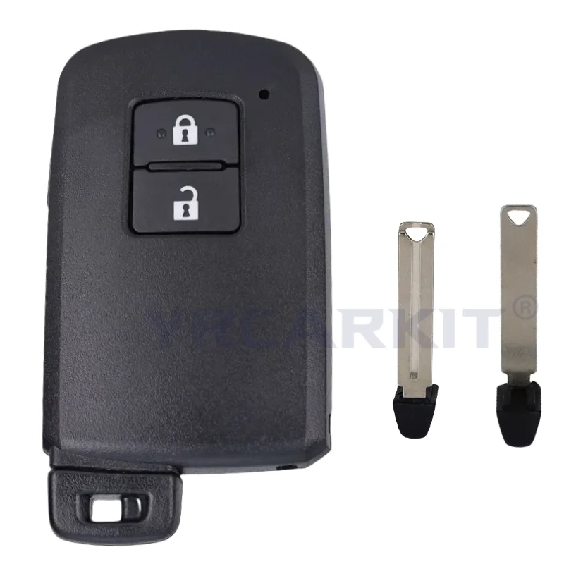 For Toyota Yaris Auris Smart Key 2 Button  BA7EQ P1 88 DST-AES Chip 433MHz 89904-0D130 keyless start