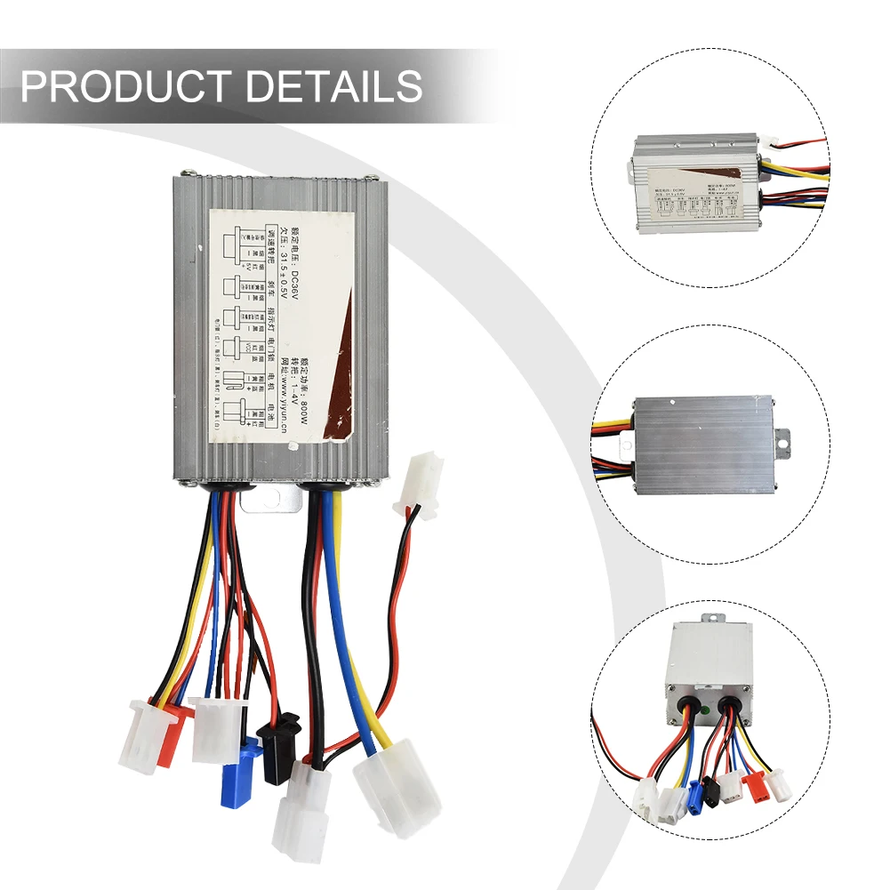 36V 800W E-Bike Motor Brushed Controller High Quality For 500W-800W Motor Electric Scooter E-Bike Bicycle Part Accessories