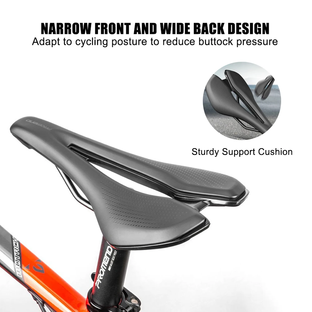

Ultra Comfort Bike Seat Cushion Shock Absorbing Breathable Hollow Design Strong Support Easy Install Non Slip Saddle Cover