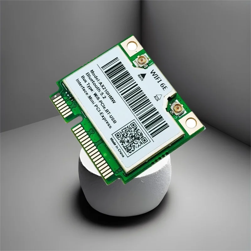 NEW WiFi 6E AX210HMW Mini PCIE Wifi Network Card Bluetooth 5.2 For AX210 Card 802.11AX Wireless Wi-Fi Adapter For Desktop Laptop