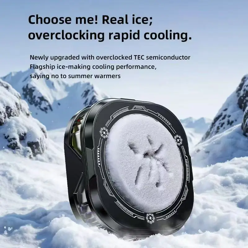 TH19Pro الهاتف المحمول AI PUBG لعبة برودة أشباه الموصلات المغناطيسي ومشبك خلفي مشعاع تبريد الجليد آيفون أندرويد البث المباشر #3