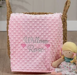 Personalized Swaddle Blanket Baby Sleepsack Solid Newborn Custom Name CuteToddler Fleece Blanket Kids Girl Boys Gifts Bebé JTJD