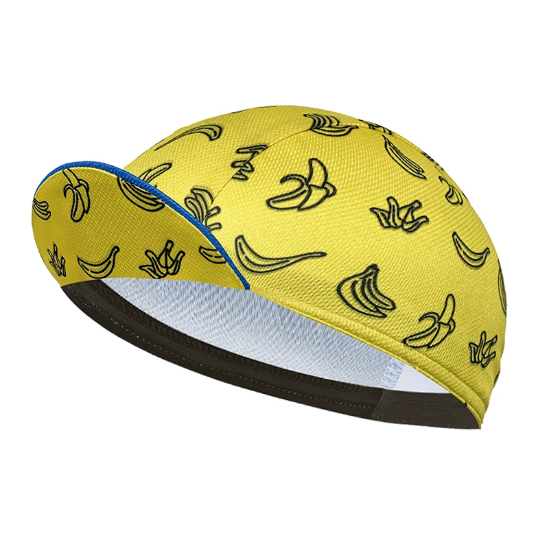 New summer sweat-wicking riding cap, polyester material, sweat-absorbent, neutral, graffiti elements, cute, popular