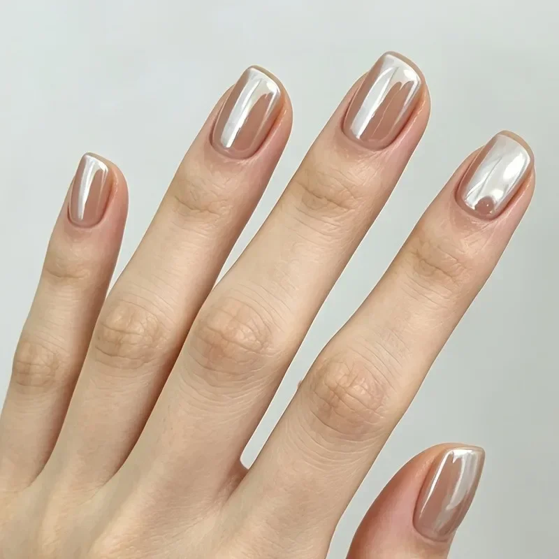 Nude Pearl Hardener, Quick-Dry, No UV, Brightens, for Busy & Party, Hands/Feet, Summer Beach, Keratin.