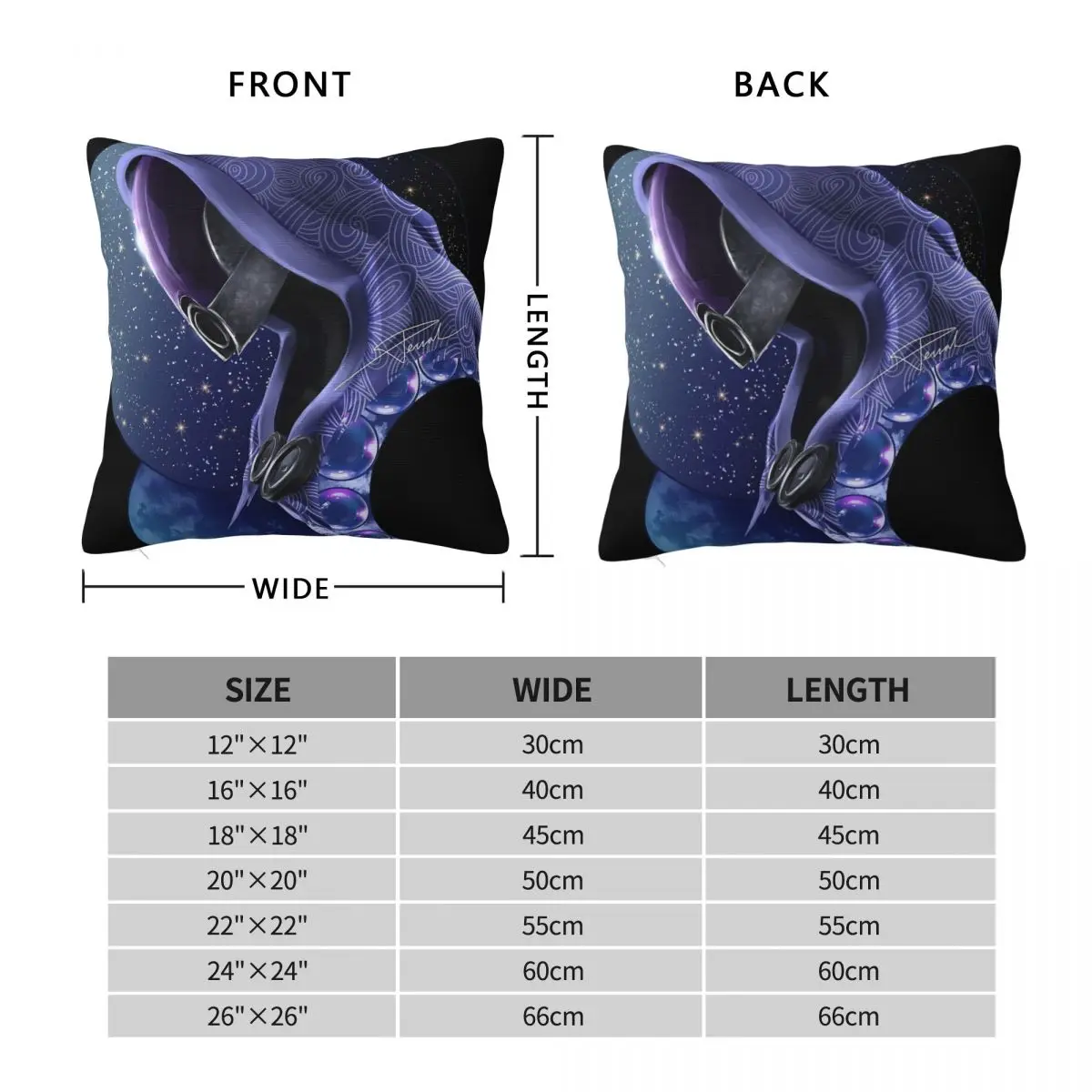 Mass Effect Tali'Zorah Space Square Pillowcase Polyester Linen Velvet Printed Zip Decor Room Cushion Cover