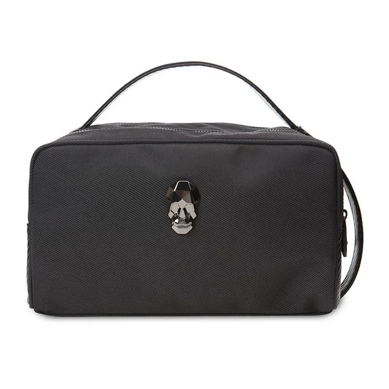 

Korea Men Women golf Golf handbag Portable Skull Cosmetic Bag Double-layer Storage imported Fabric Golf Bag Golf Pouch Bag 골프백